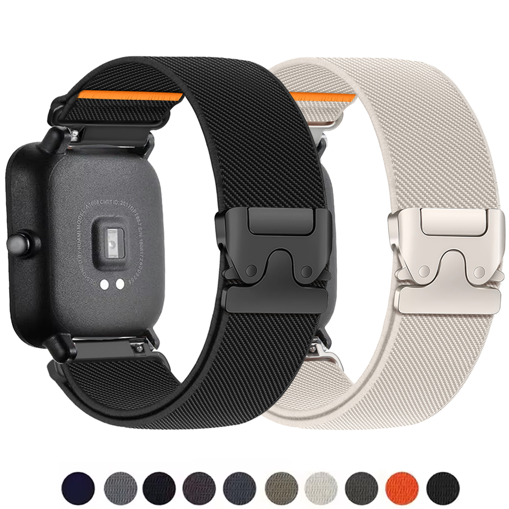 Men Accessories Website - Opaska 20mm/22mm dla Amazfit GTS 4/2/2e/3/GTS2