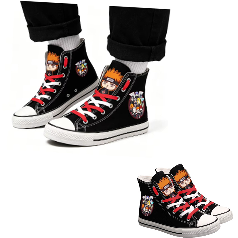 Men'S Accessories Gift Ideas - Buty płócienne Naruto Uzumaki, wysokie, męskie