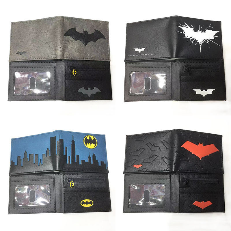 Bifold Leather Wallet - Portfel DC Batman Superhero Bifold ze