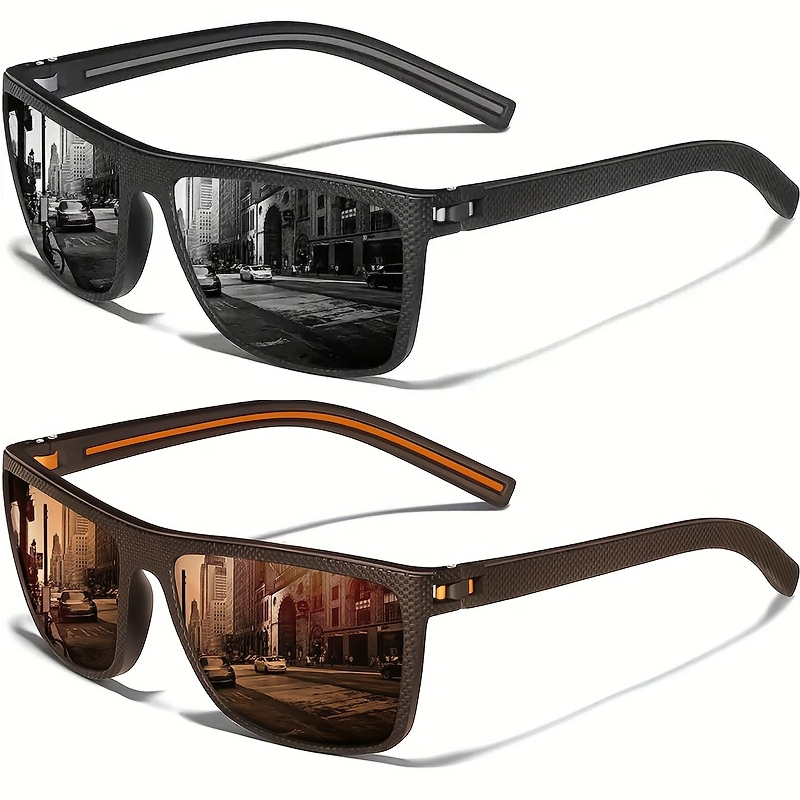 Men'S Accessories Glasses - Kwadratowe okulary przeciwsłoneczne sportowe na zewnątrz