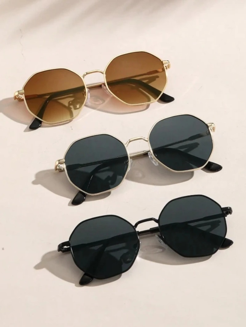 Men'S Accessories Glasses - 1/3 szt. Metalowe Okulary Przeciwsłoneczne z