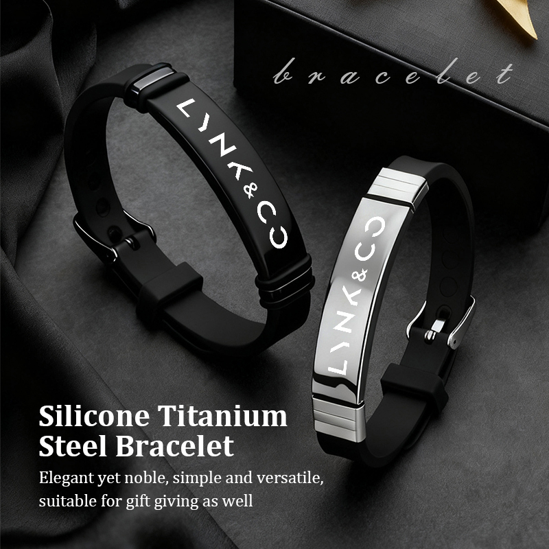 Męska bransoletka ze stali nie – Men Accessories Logo recenzja i cena