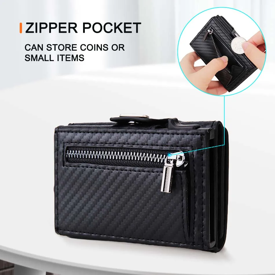 Portfel męski z blokadą RFID,  – Bifold Leather Wallet recenzja i cena