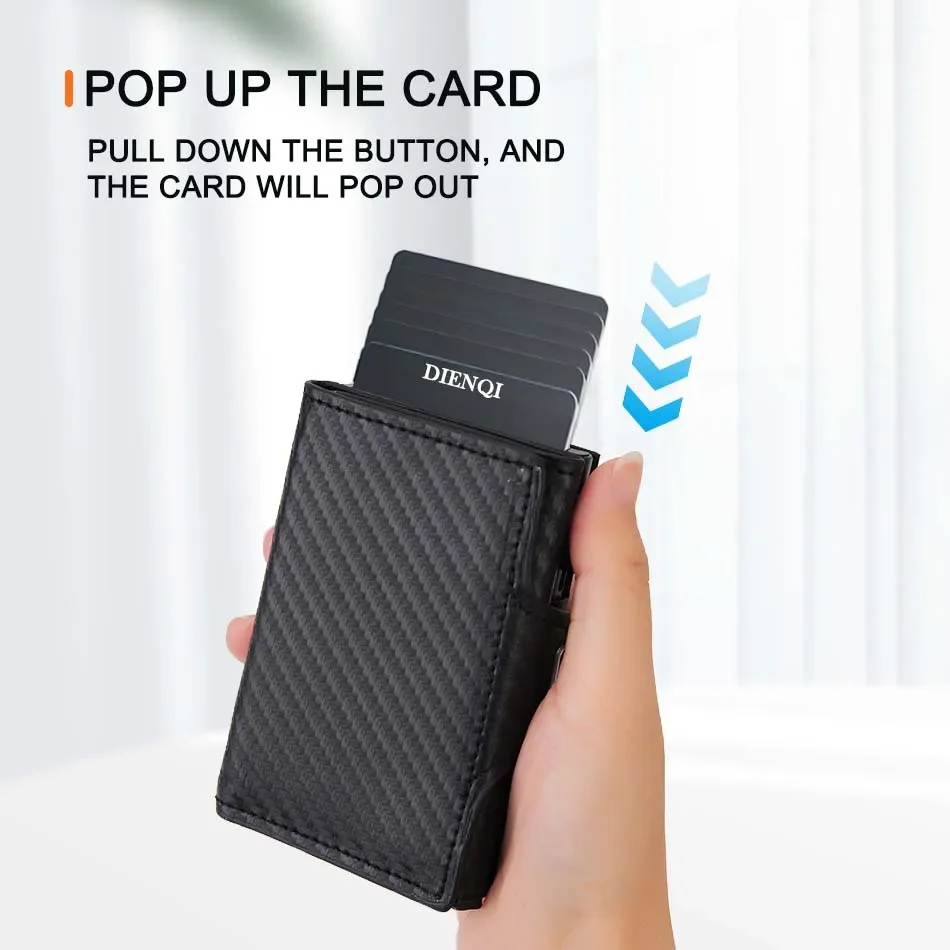 Portfel męski z blokadą RFID,  – Bifold Leather Wallet recenzja i cena