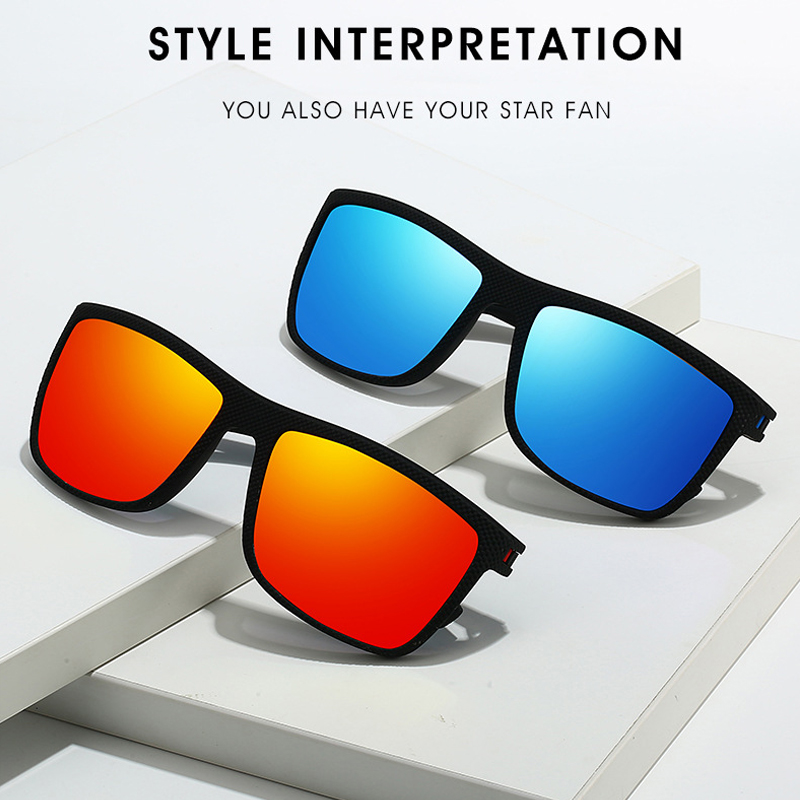 Kwadratowe okulary przeciwsłon – Men'S Accessories Glasses recenzja i cena