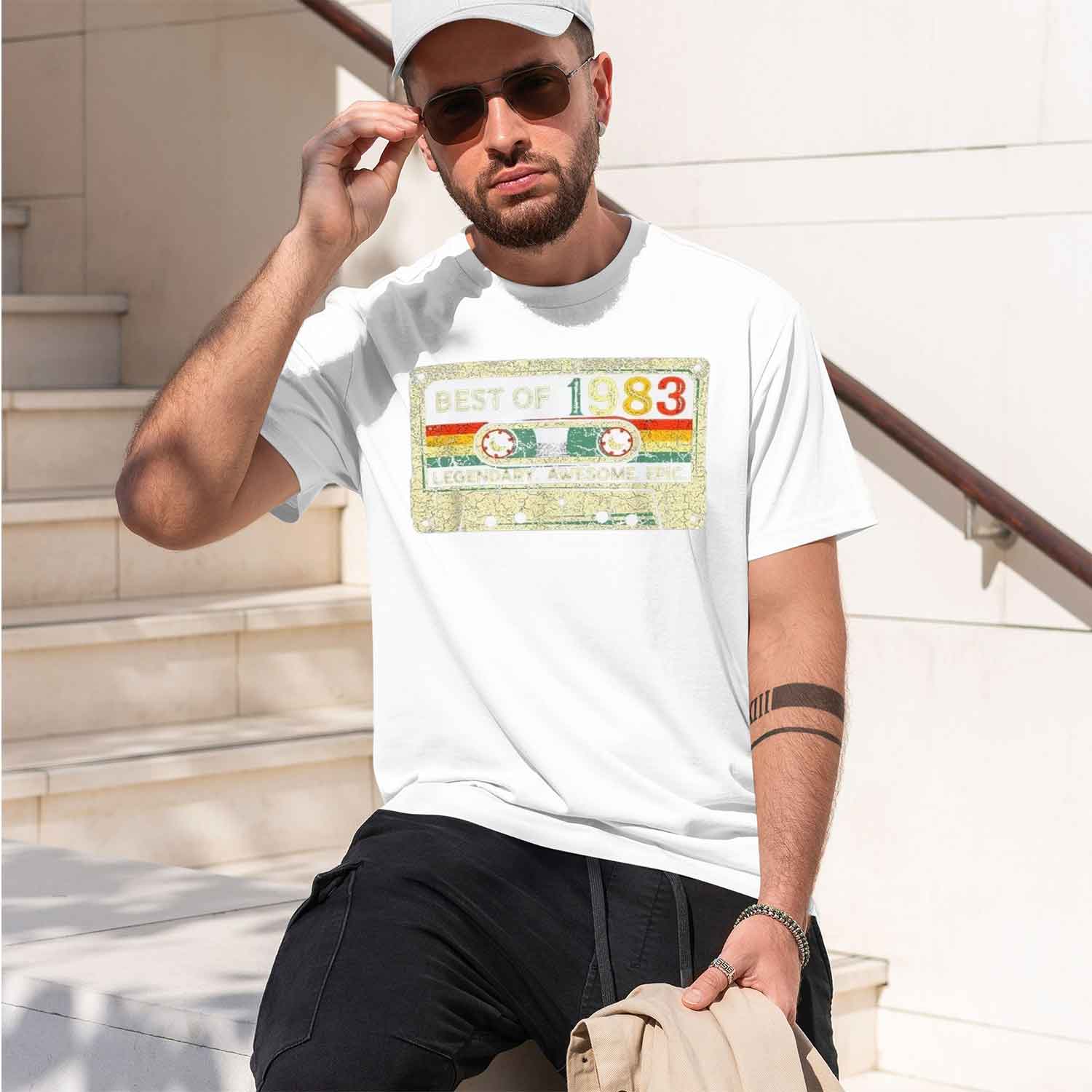 Koszulka męska 41 lat Urodzony – Men'S Accessories Gift Ideas recenzja i cena