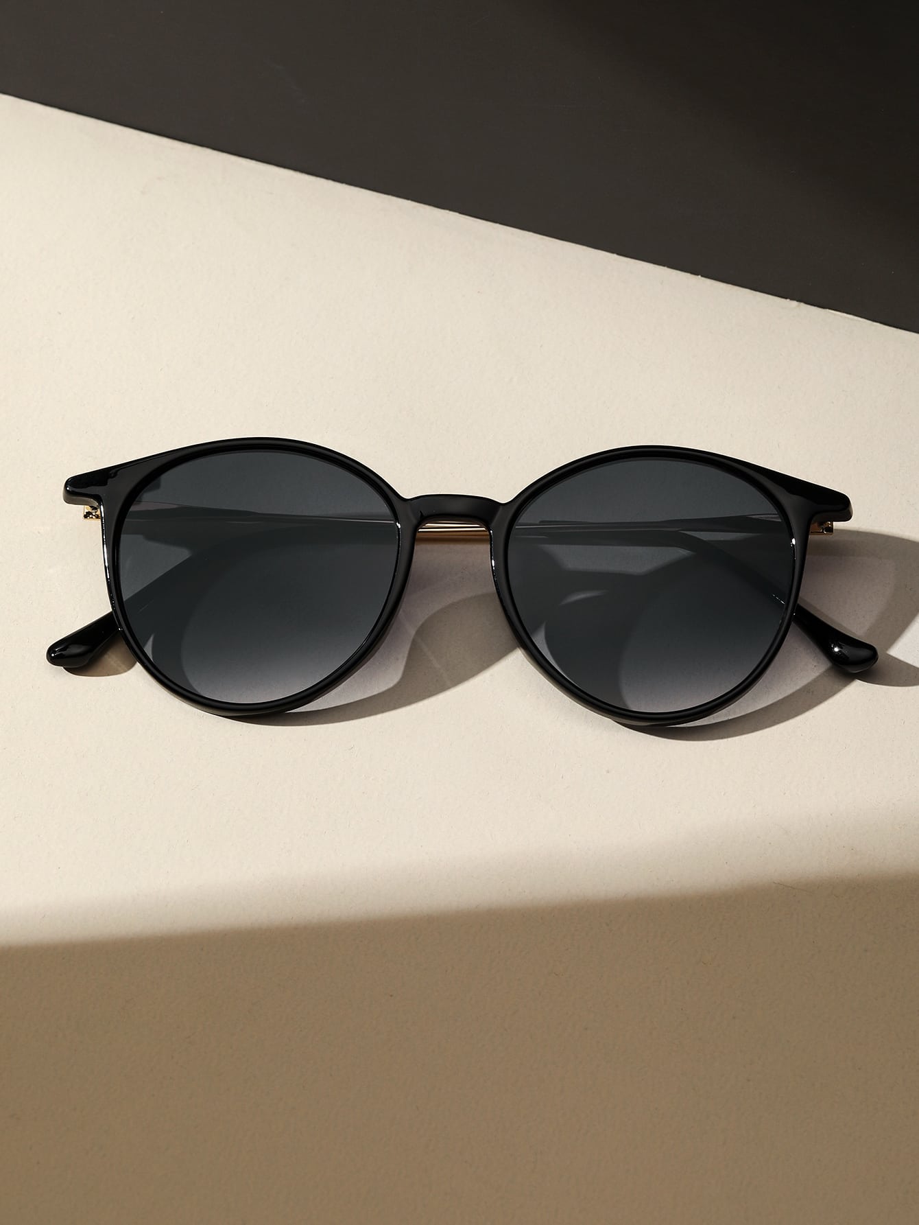 1 szt. Modne okrągłe metalowe  – Men'S Accessories Glasses recenzja i cena