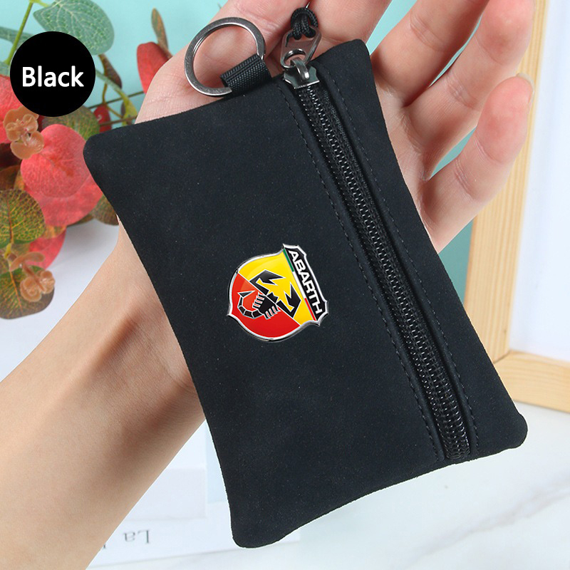Portfel zamszowy z logo samoch – Men Accessories Logo recenzja i cena